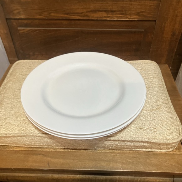 CYNTHIA ROWLEY Porcelain Plates White Set Of 3 - Picture 13 of 14
